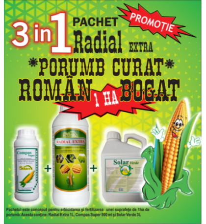 PACHET RADIAL PORUMB CURAT